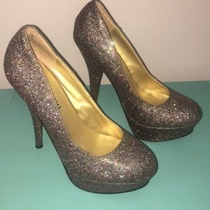 Glitter heels